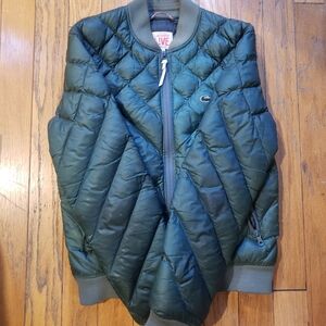 Lacoste Dark Green Quilted Jacket